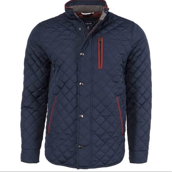 IZOD Men's Quilted Barn Jacket new size - Picture 6 of 8